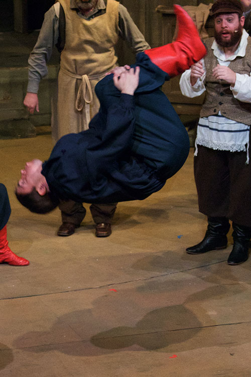 Tevye, a poor milkman with five daughters. A firm supporter of the traditions of his faith, he finds many of his convictions tested by the actions of his three oldest daughters. Golde, Tevye&#39;s sharp-tongued wife. Cossack costume from Fiddler